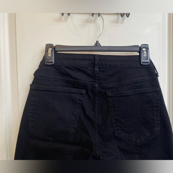 🆕 Gap Maternity Inset Panel True Skinny Jeans Black Size 4 - Picture 6 of 9